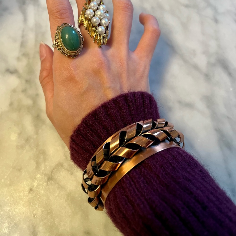 1950s RENOIR Vintage Cuff Bracelet - Excellent Condition, like new, no scratches